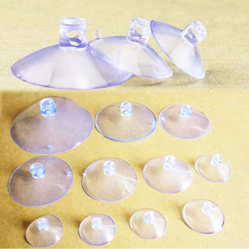 Spot wholesale perforated suction cup horizontal hole glass suction cup 2.5cm -8cm spot wholesale vacuum glass hole suction cup