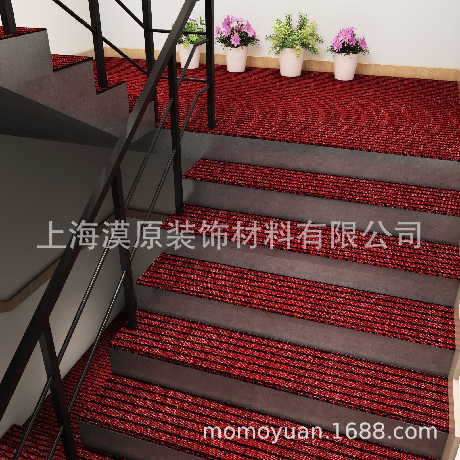 Cross-Border New Product Self-Adhesive Carpet Stair Mat Carpet Mat Reusable Adsorption Stair Mat Dropshipping