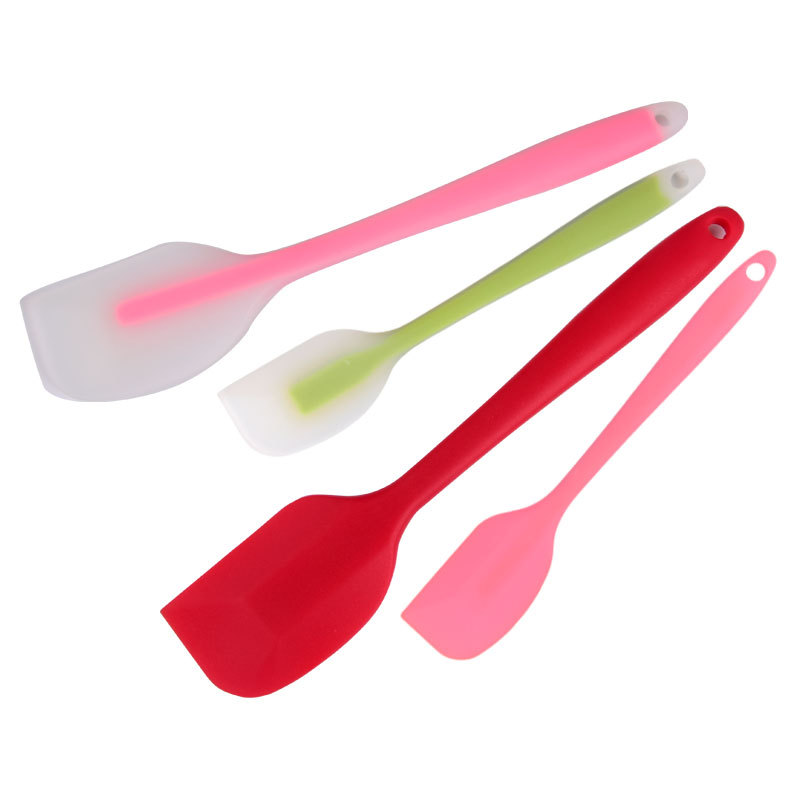 All-in-one transparent silicone spatula mixing cream butter rubber spatula spatula cake baking spatula tool