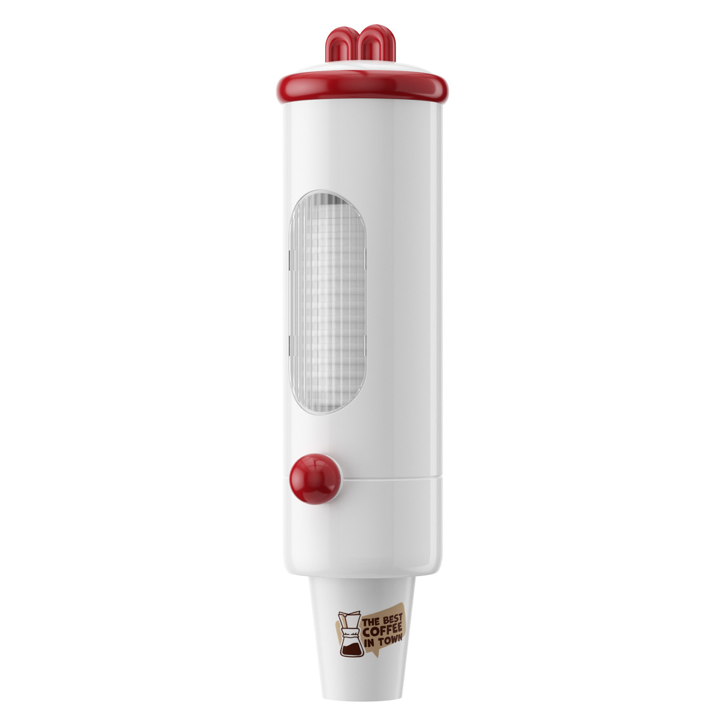 Disposable Cup Cup Holder Water Dispenser Water Cup Rack Wall-Mounted Punch-Free Storage Rack Paper Cup Holder Cup Holder