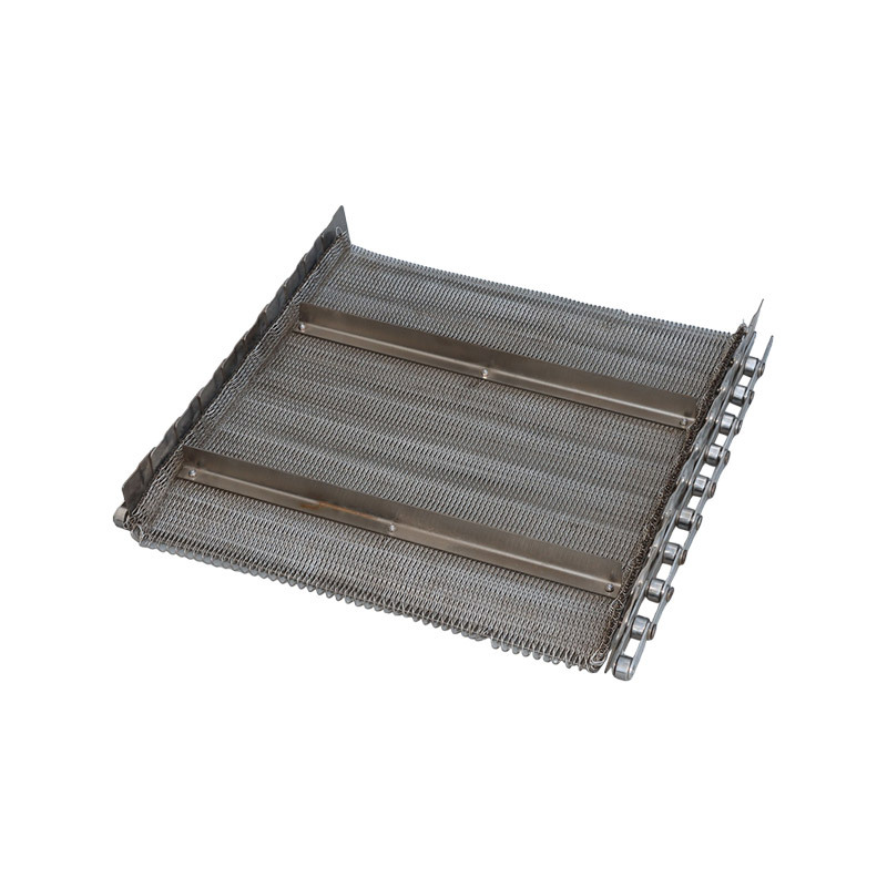 Stainless Steel Mesh Belt for Fried Food Tunnel Oven, Metal Mesh Belt with High Temperature Resistance, Encrypted Herringbone Sintered Furnace Mesh Belt