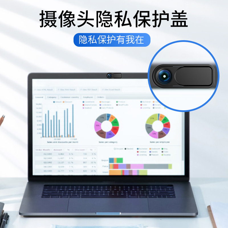 Laptop Gaming Computer Camera Cover for Mobile Phones and Tablets, Front Lens Protection Against Hackers and Prying Eyes, Privacy Protection