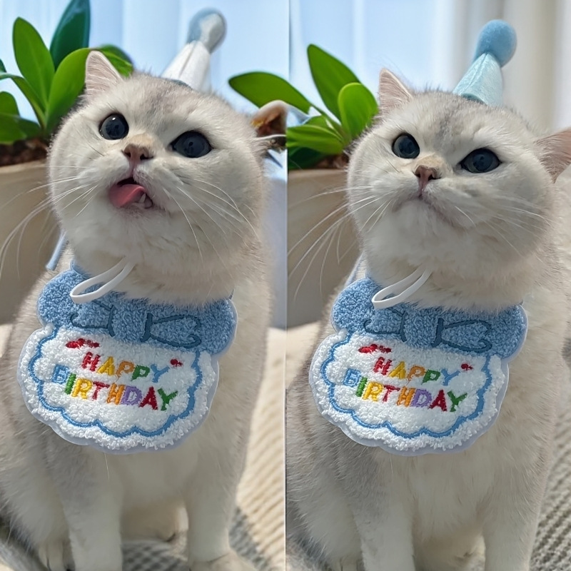 Cat Hat Headwear, Cute Rabbit Headgear, Teddy Corgi French Dog Bib, Birthday Dress up Photo Props