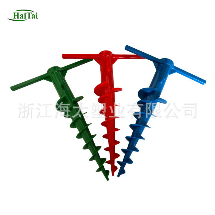 Plastic Spiral Umbrella Inserts, Umbrella Seats, Ground Nails, Tent Ground Dings, White Canopy Ground Nails