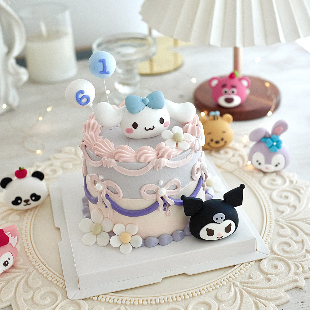 Children's Day Cake Decoration Cream Frosting Decoration Cartoon Popular Ornaments Decoration Baking Boys and Girls 61