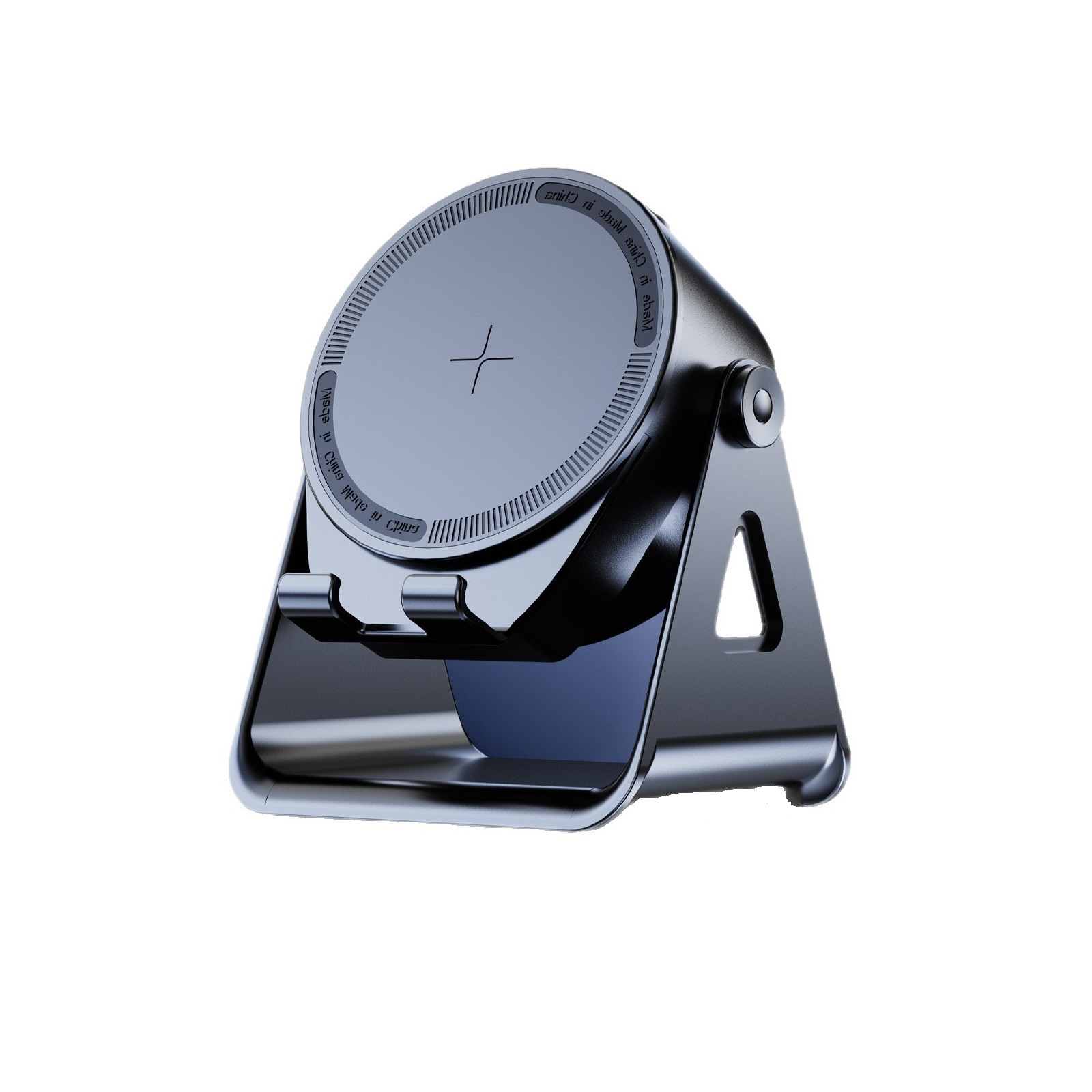 2025 New Speaker, Colorful Light Sensor Bluetooth Audio Desktop Mobile Phone Holder Mini Version Small Audio Subwoofer