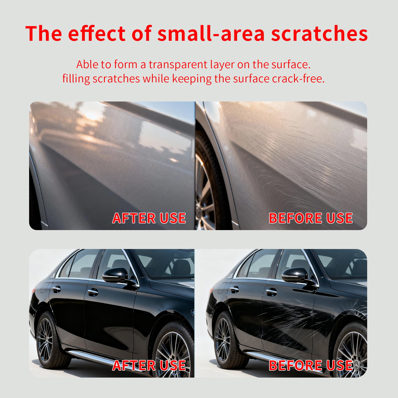 Fix It! Pro Car Paint Pen Car Touch-Up Pen Car Paint Scratch Repair Pen Aluminum Tube Opp Package