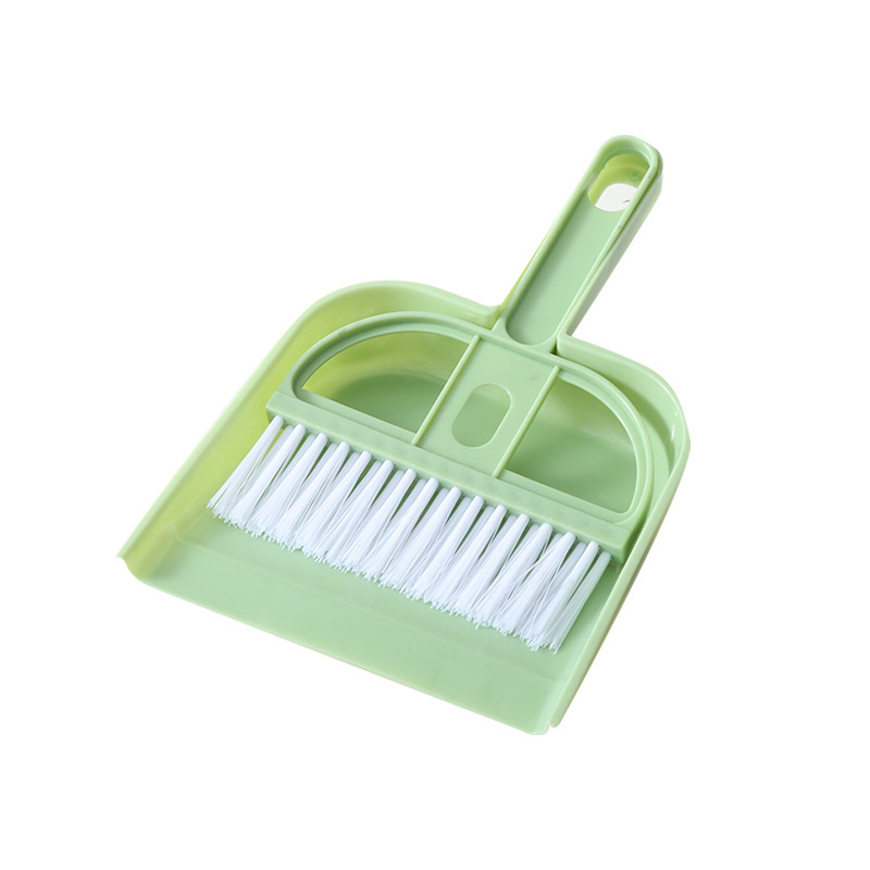 New semicircle keyboard brush desktop mini broom suit small size with dustpan keyboard cleaning brush household sundries brush