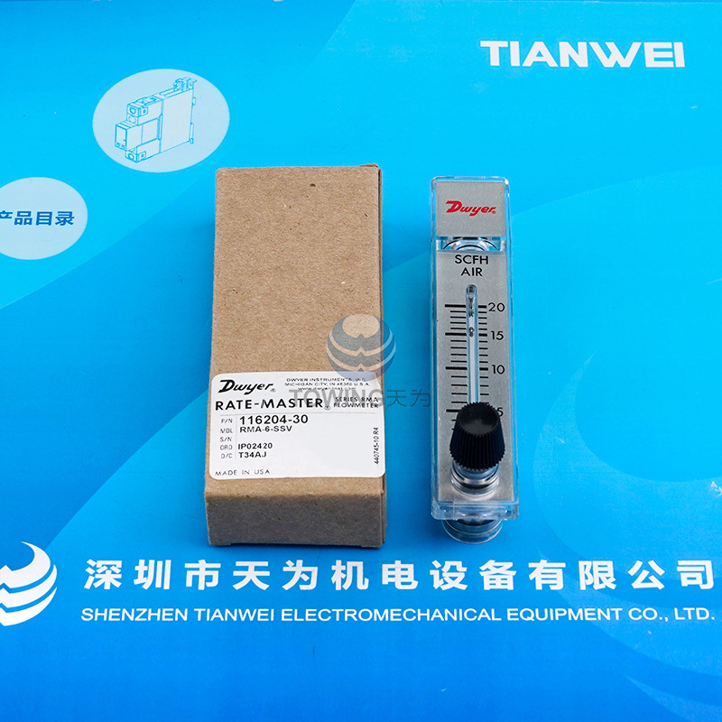 New Original Rma-6-Ssv American Dwyer Dwyer Flow Meter
