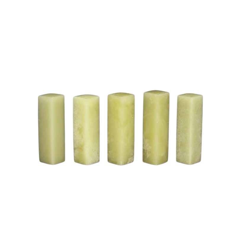 Qingtian Stone Seal 0.8*0.8*3 Stone Seal Material Seal Stone Original Stone Carving Seal Material