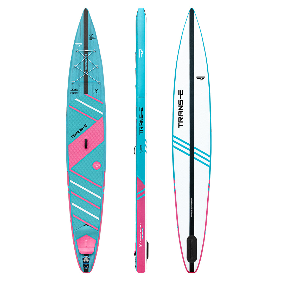 TRANS-E Creative Group New Racing Board Inflatable Paddle Board SUP Professional Competition Surfboard Ultra Light Pulp Board
