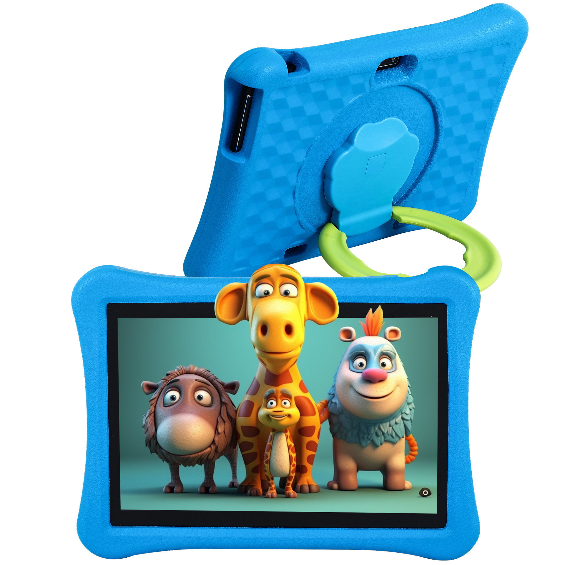 7inch Student and Children Tablet Q88 Smart 4+64 Learning Machine with Stand and Drop-Resistant Protective Case