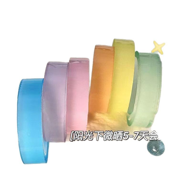 adhesive tape sticky ball sticky ball color transparent diang ball ins free hand drawing student decompression toy girl