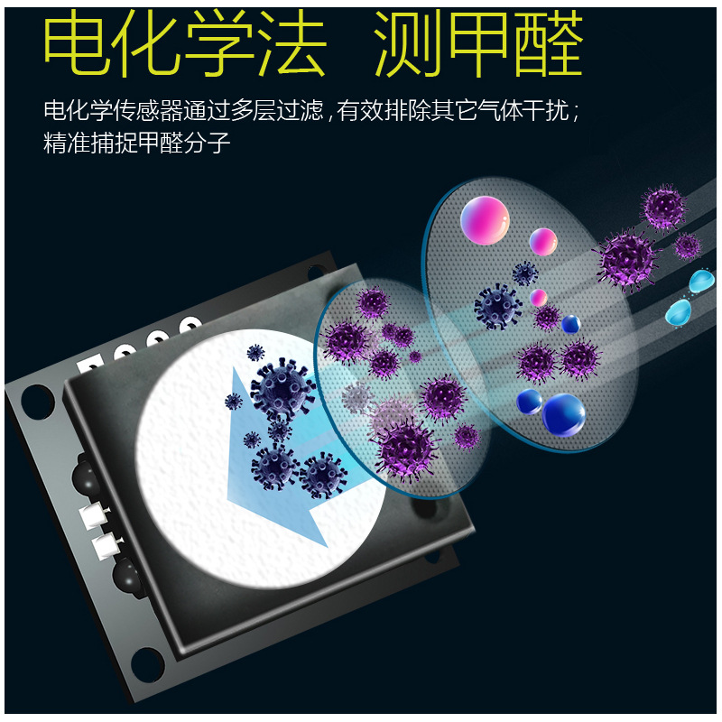 New formaldehyde detector household professional New House formaldehyde testing indoor air quality testing formaldehyde instrument cross-border