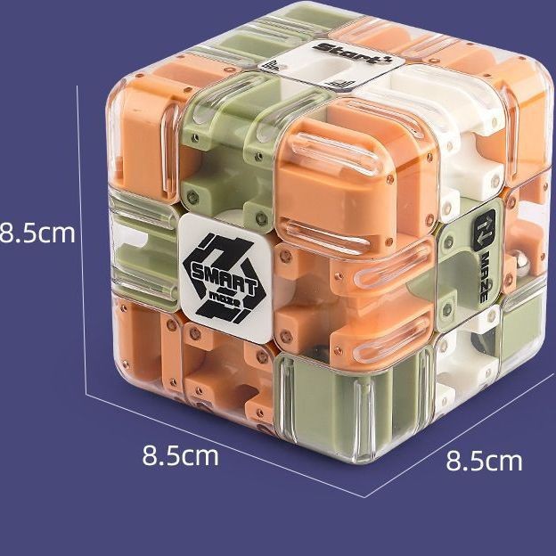 Cross-Border New Product Three-Level Three-Dimensional Rubik's Cube Marble Ball Rubik's Cube Maze Difficulty Advanced Version Puzzle Balance Practice Foreign Trade