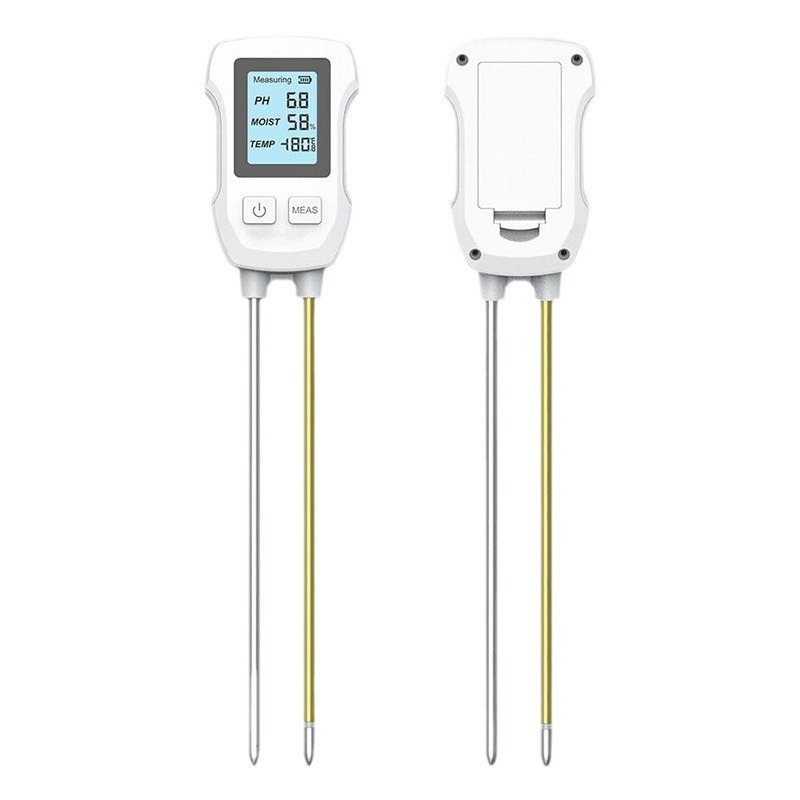 Double probe soil detector high precision pH digital display soil moisture horticultural potted planting tester