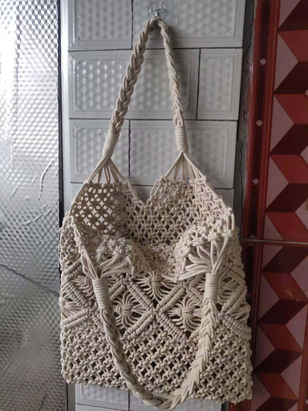 Популярная плетеная сумка в стиле Мори, сумка через плечо, женская сумка из соломы