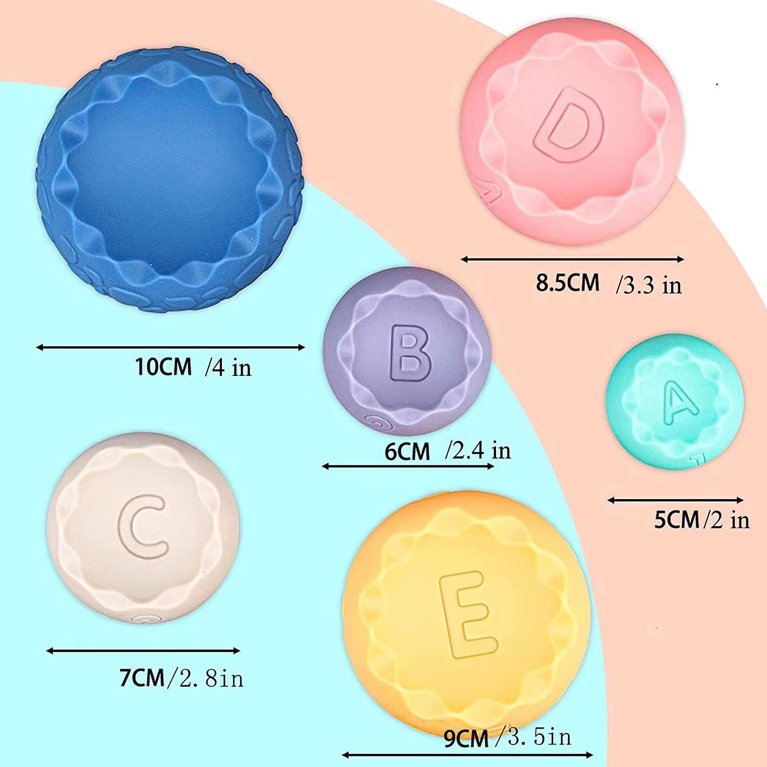 Cross-border Amazon Puzzle Soft Rubber Eggshell Stacking Music Baby Early Education Grasp Perception Building Blocks Stacking Music Toys