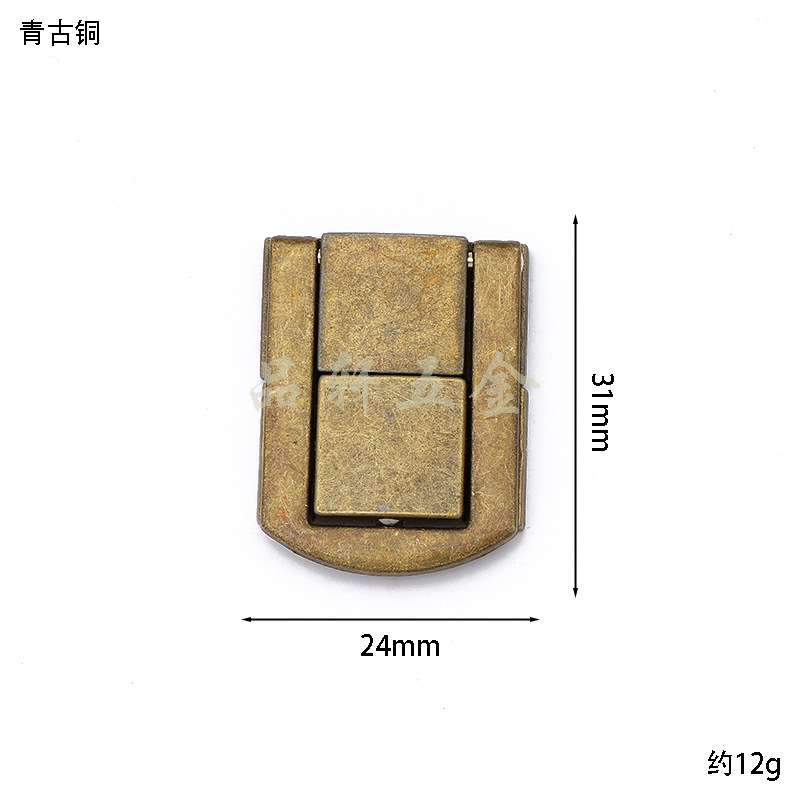 Packaging hardware accessories luggage lock all-match buckle jewelry box gift box lock carton red wine box packaging Japanese buckle