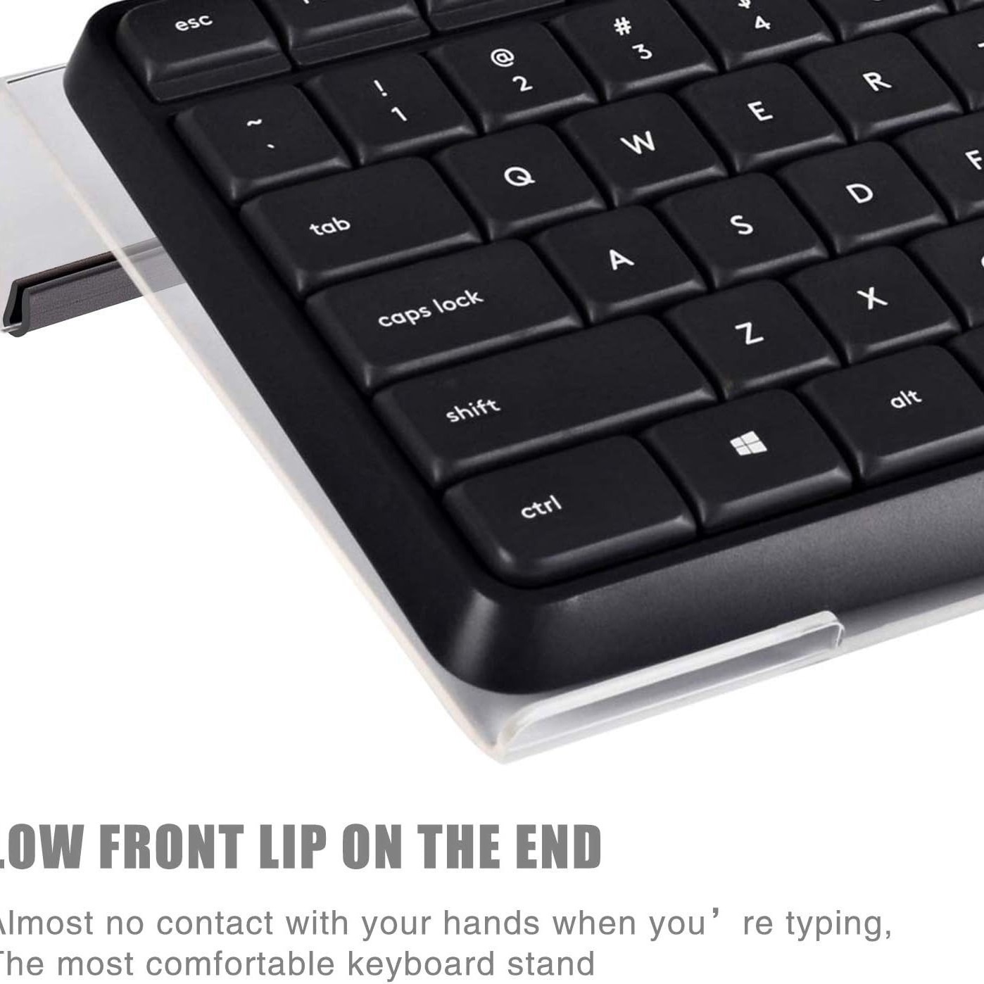 Cross-Border Transparent Acrylic Keyboard Stand Computer Heightening Anti-Slip Bracket Desktop Notebook Shelf Support Stand