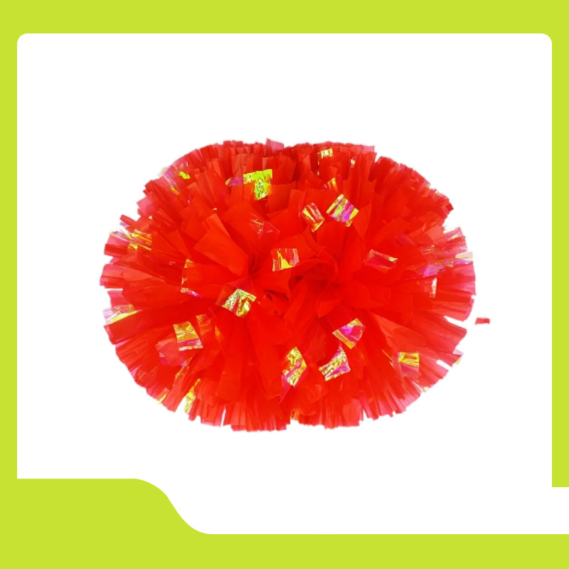 Rainbow Colorful Flower Ball Matte Cheerleaders Hand Flower Lala Flower Ball Games Aerobics Dance Ball Props