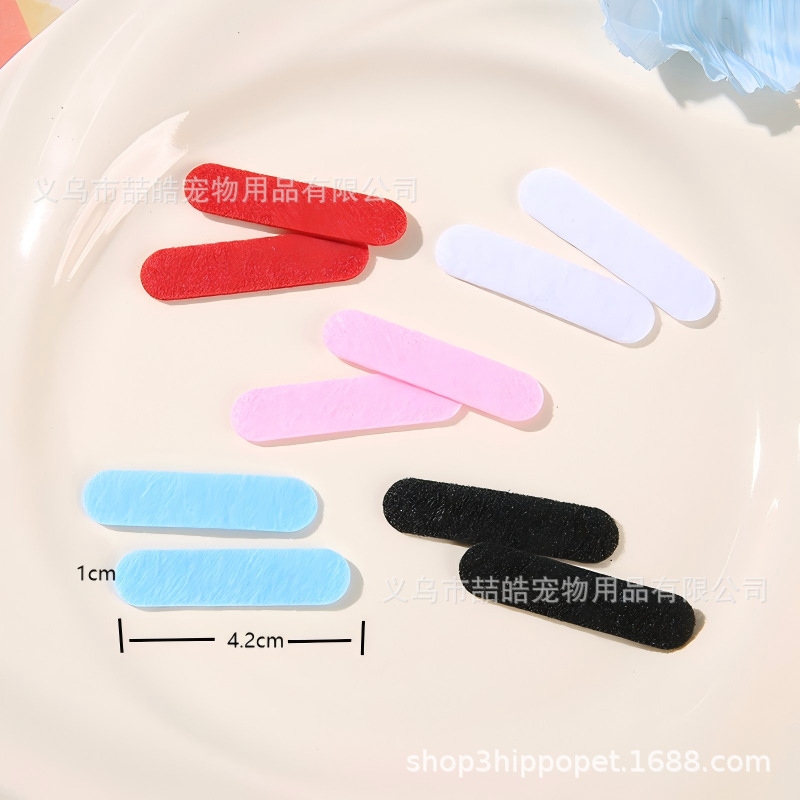 Pet Hairpin DIY Frog Clip Non-Woven Base Gasket Handmade Hair Accessories Special Mixed Color Cat and Dog Hairpin