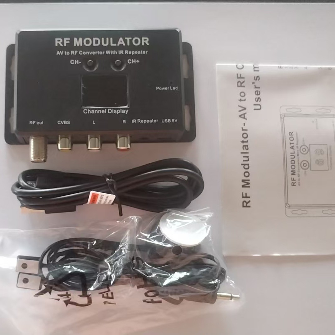 Infrared Repeater Modulator Rf Modulator with Ir Repeater Av to Rf M60Ir