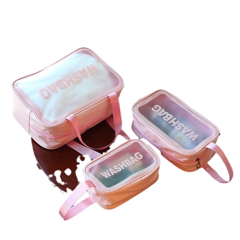 Toiletry Bag Portable Cosmetic Bag Waterproof Toiletry Bag Large Capacity Transparent Travel Portable Storage Bag