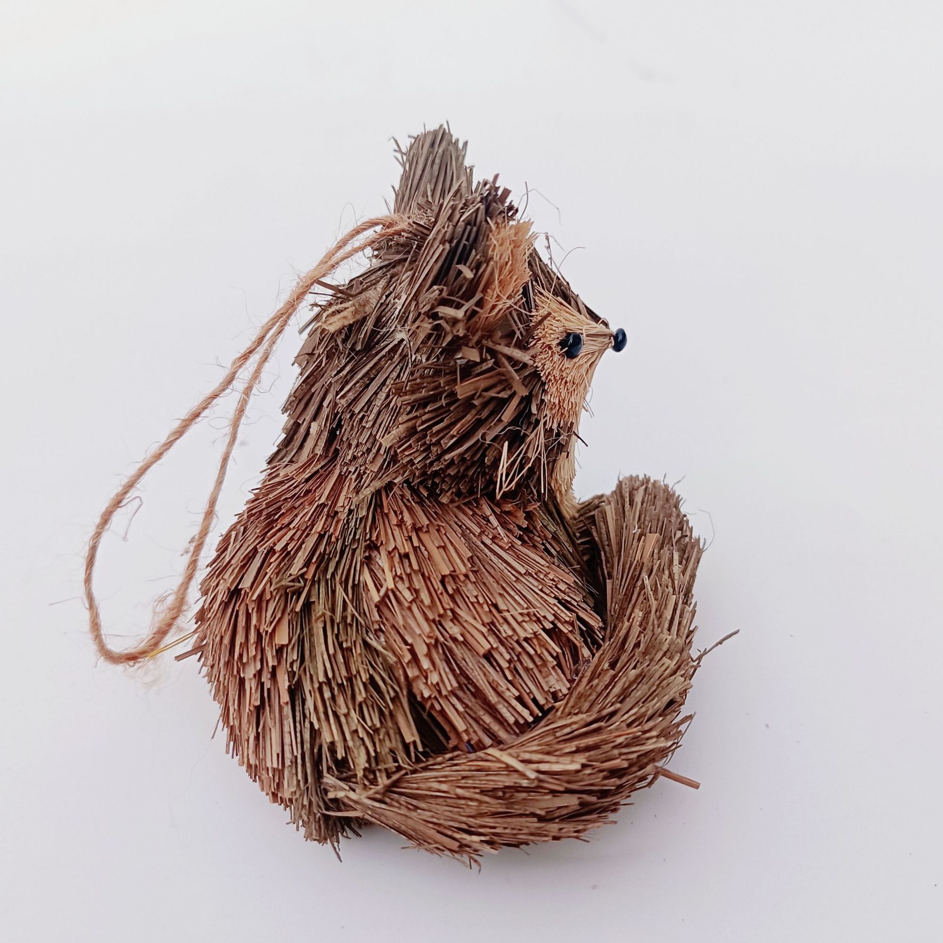 Clearance Sale of Straw-Woven Small Foxes, Sisal Forest-Style Hanging Decorations, Plant Corner Rings, Creative Materials, Liaozhai Cultural and Creative Gift Ornaments