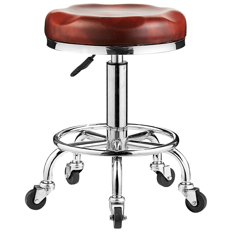 Bar Chair Home Swivel Chair Rotating Lift Stool Beauty Stool High Stool Backrest Bar Chair Beauty Salon Round Stool