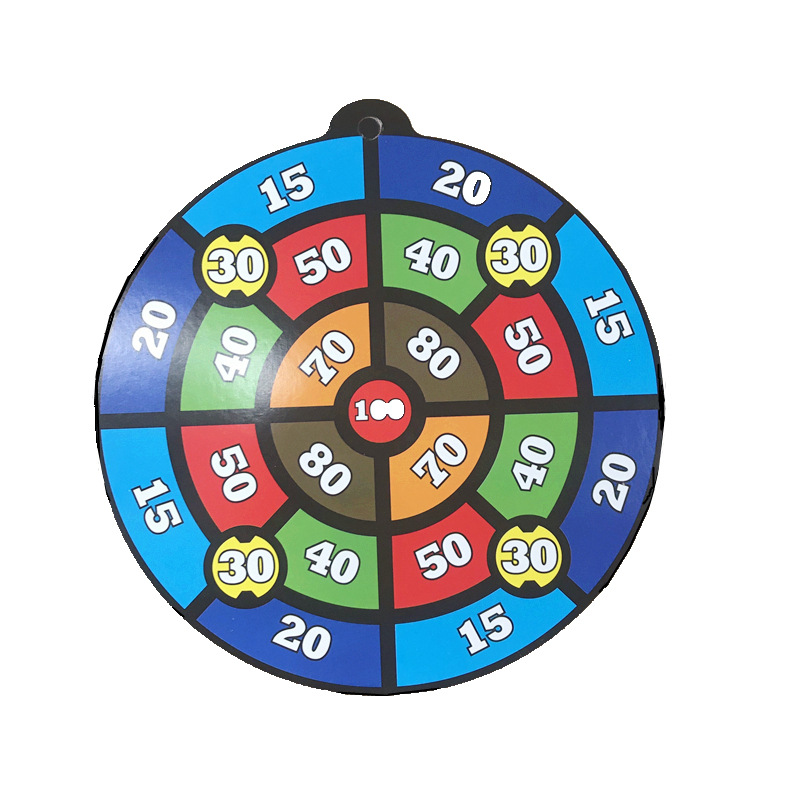 Soft bullet gun target toy two-person battle practice target suction cup soft bullet target color paper target eating chicken toy target