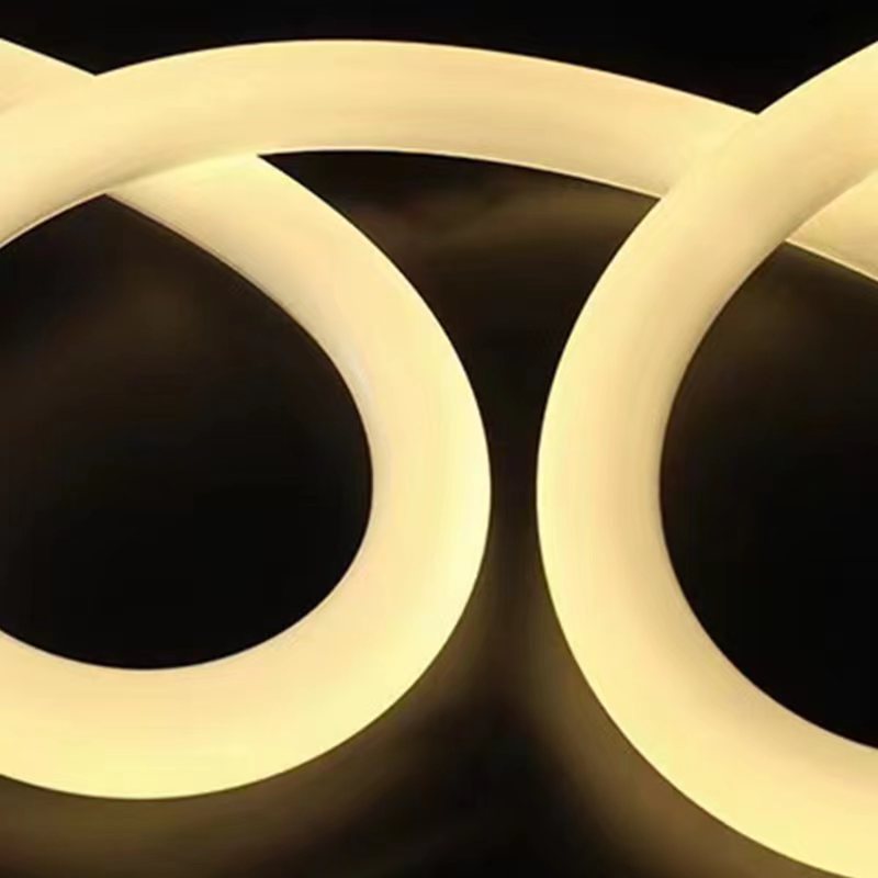 led round light strip 360 degrees flexible neon light strip outdoor waterproof engineering lighting line light factory direct sales