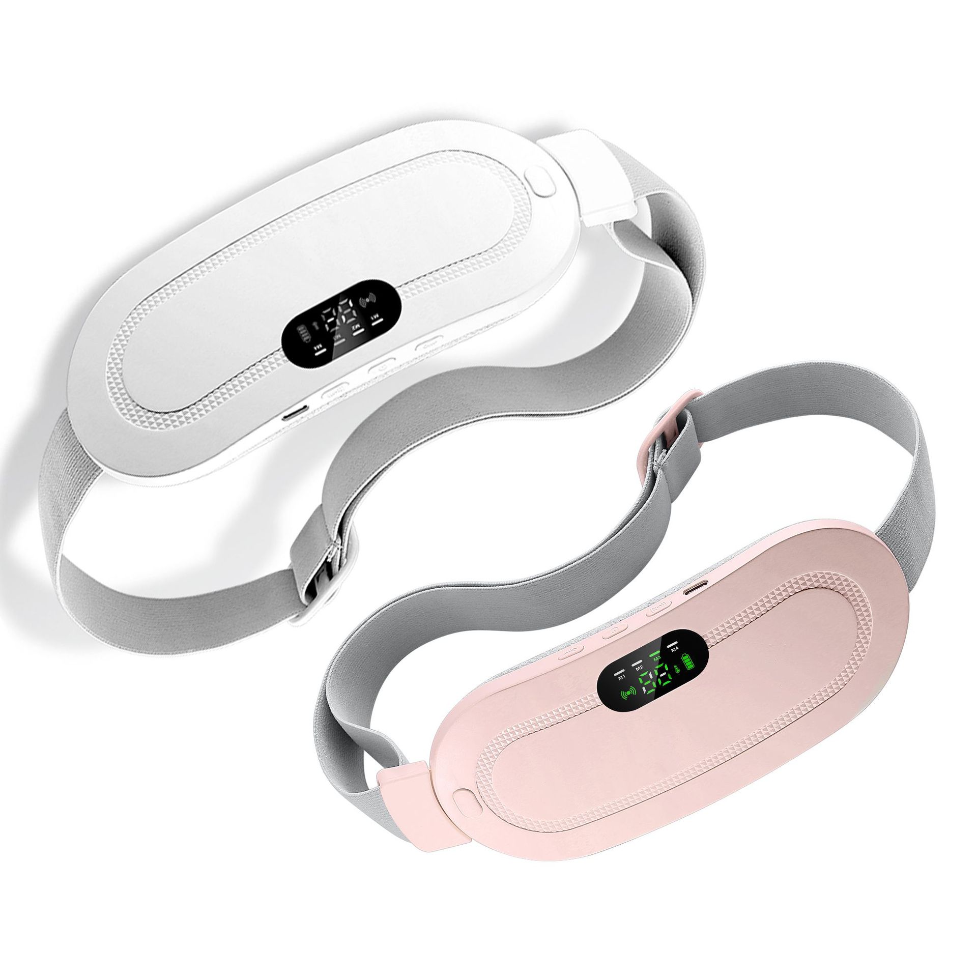 Cross-Border Popular Menstrual Pain Relief Belt for Women, Rechargeable Heating Pad, Electric Heating Massager