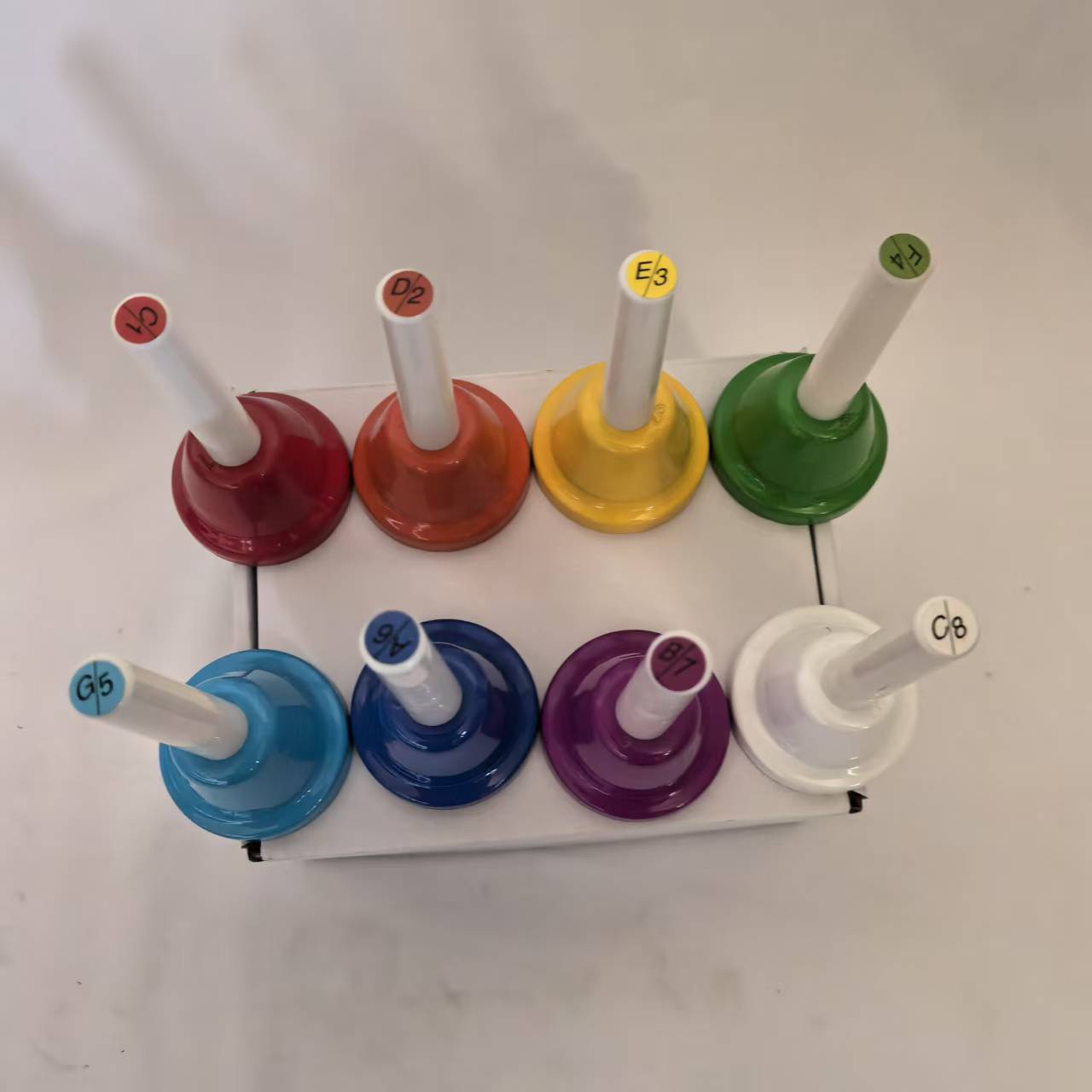 Strike Musical Instruments, Preschool Education Teaching Aids, Orff Musical Instruments, Early Education Eight-Tone Rattle, Class Bell, Eight-Tone Bell