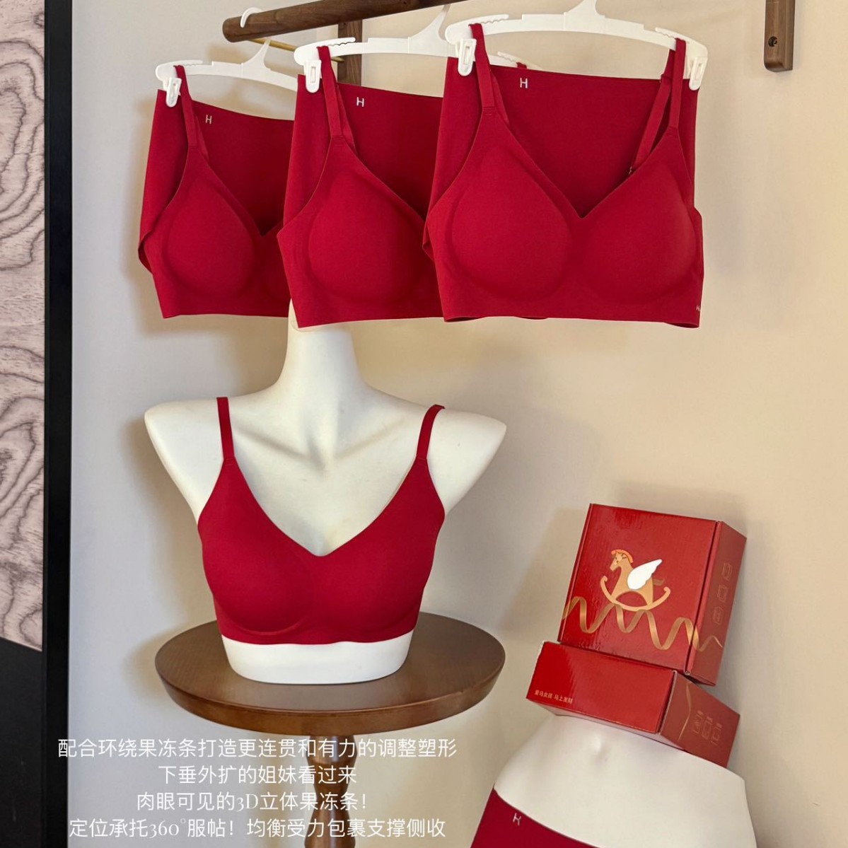 Набор женского нижнего белья большого размера, поддерживающий бюстгальтер с эффектом пуш-ап, невидимый, бесшовный, в коробке