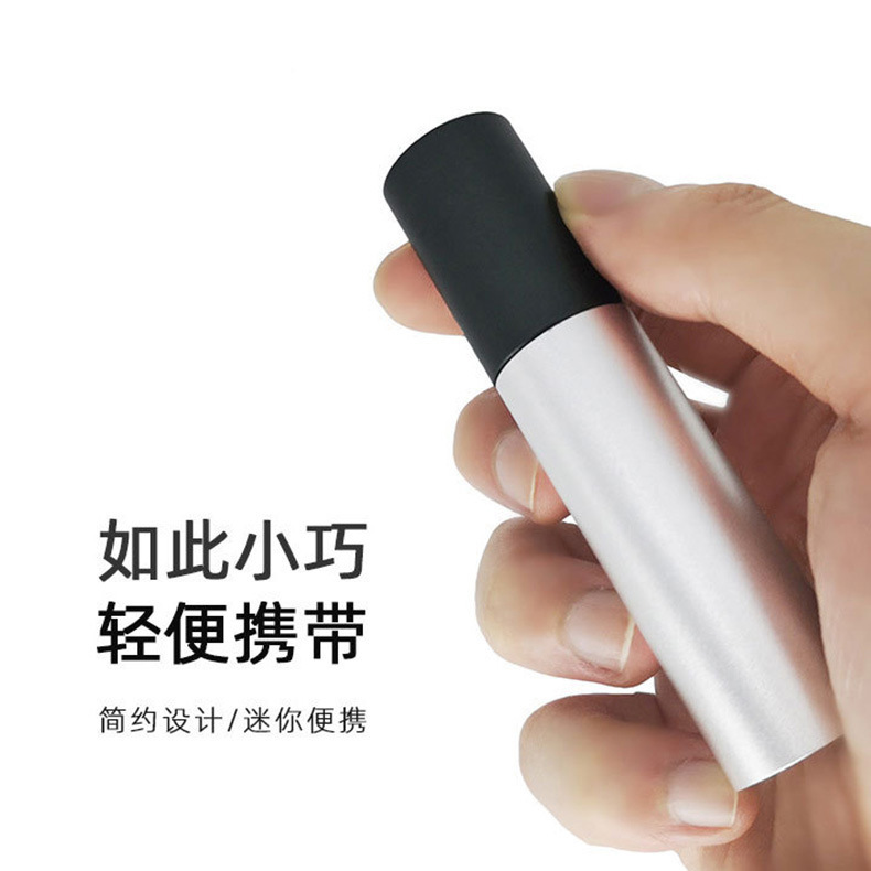 Mini Strong Light Flashlight USB Rechargeable Aluminum Alloy Flashlight Ultra-Bright Led Lamp Bead Focusing Long-Range Convenient Flashlight