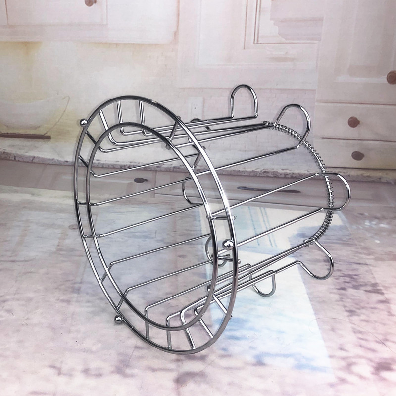 Stainless Steel Eight Cup Holder Wine Cup Holder Simple Home Eight Cup Drain Cup Holder Creative Red Wine Cup Holder