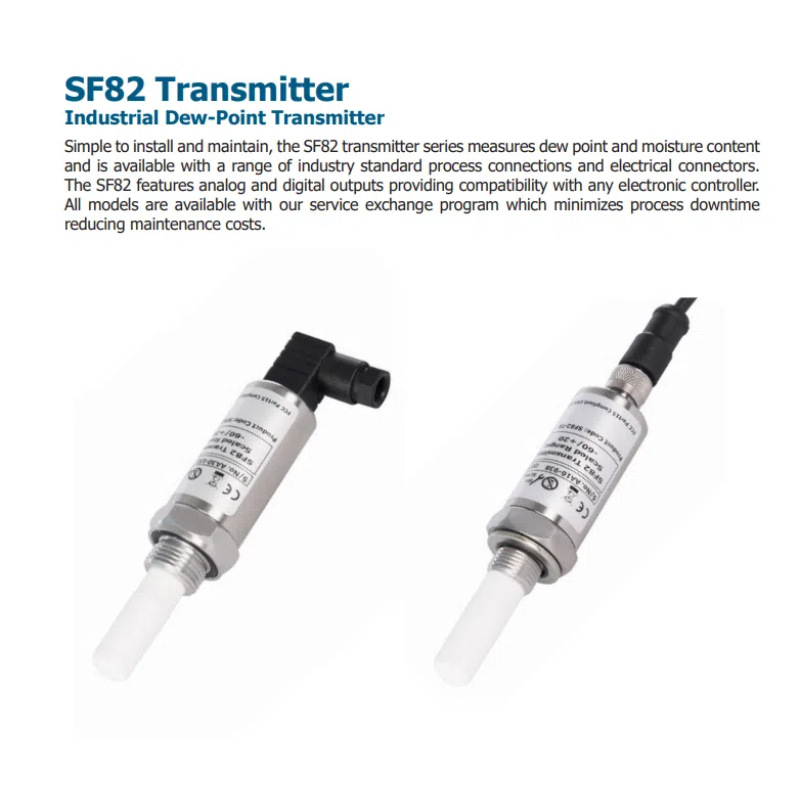 Michell Easidew Sf82-Tx-Aaaa Compressed Air Dryer Dew Point Transmitter
