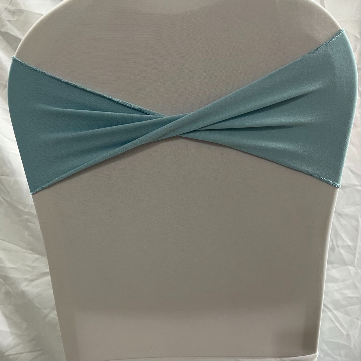 Tie-free chair back flower bow chair cover decorative polyester chair cover streamer ring-free elastic strap cross-border wholesale