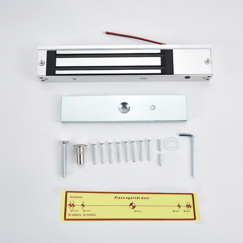 Factory Direct sales 280kg open-mounted magnetic lock single door hanging fire-fighting electromagnetic suction electronic electronic control door lock