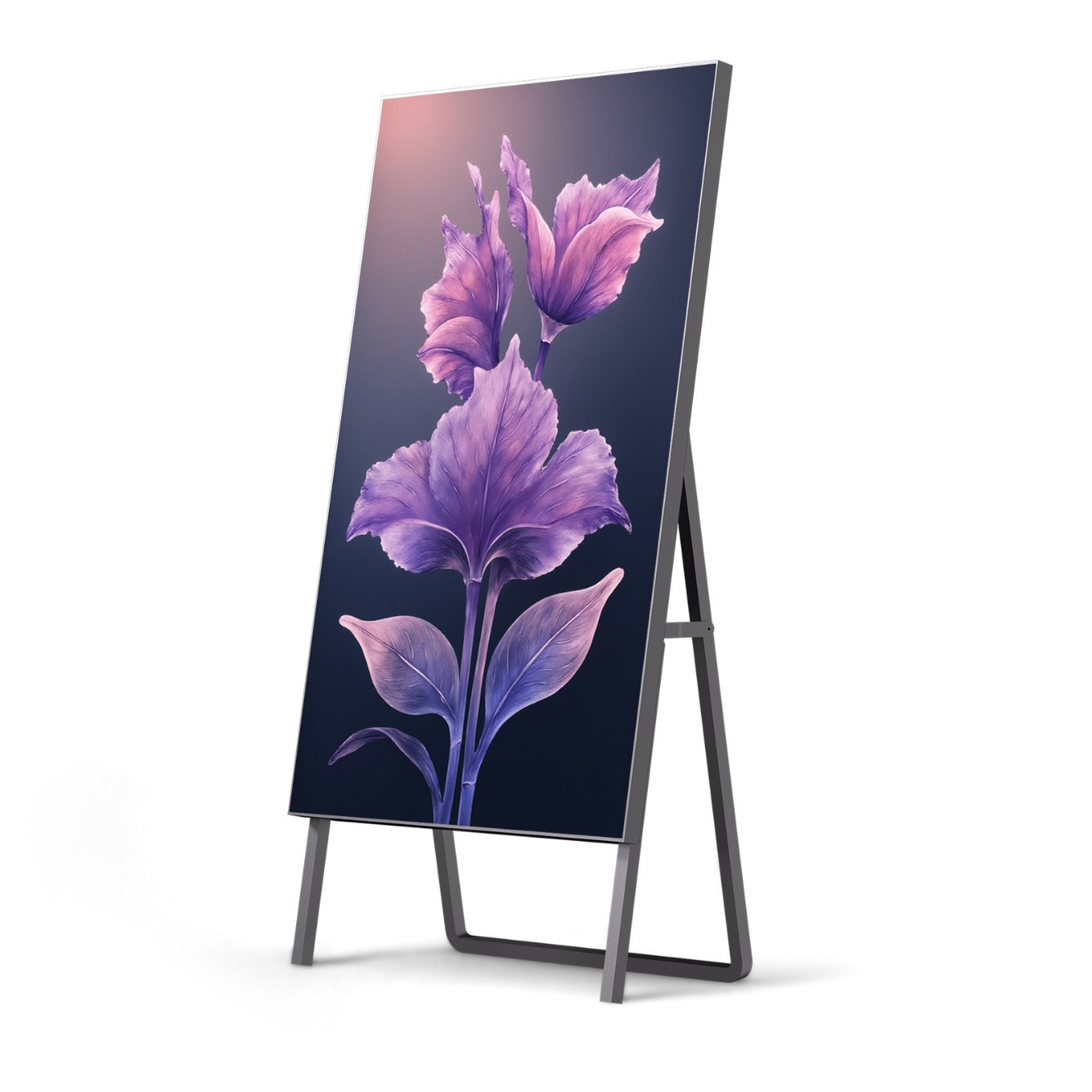 Portable 44" Foldable Slim Bright LED Poster Stand