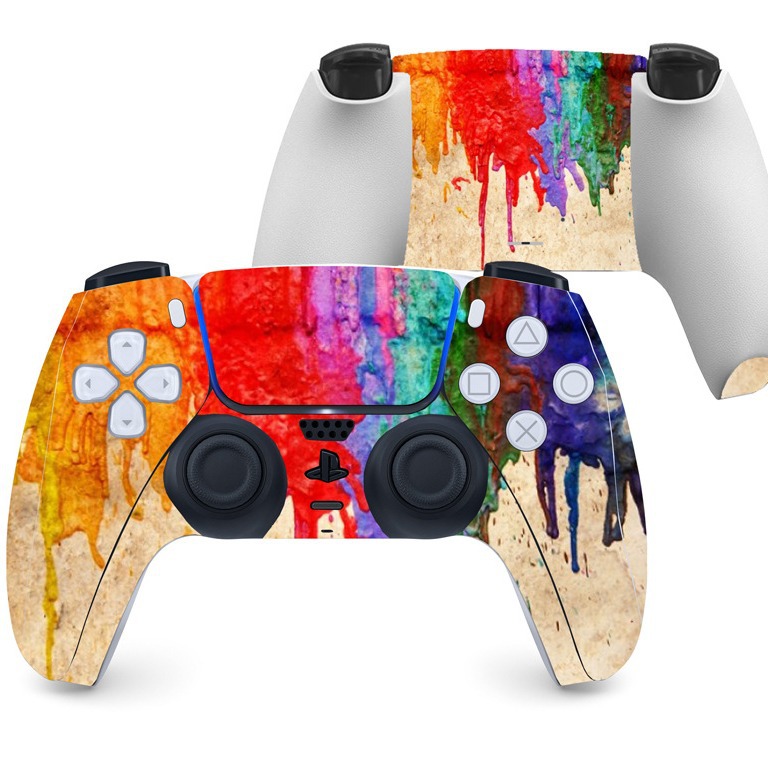 ps5 handle sticker film seamless frosted skin sticker decal vinyl matt all-inclusive back