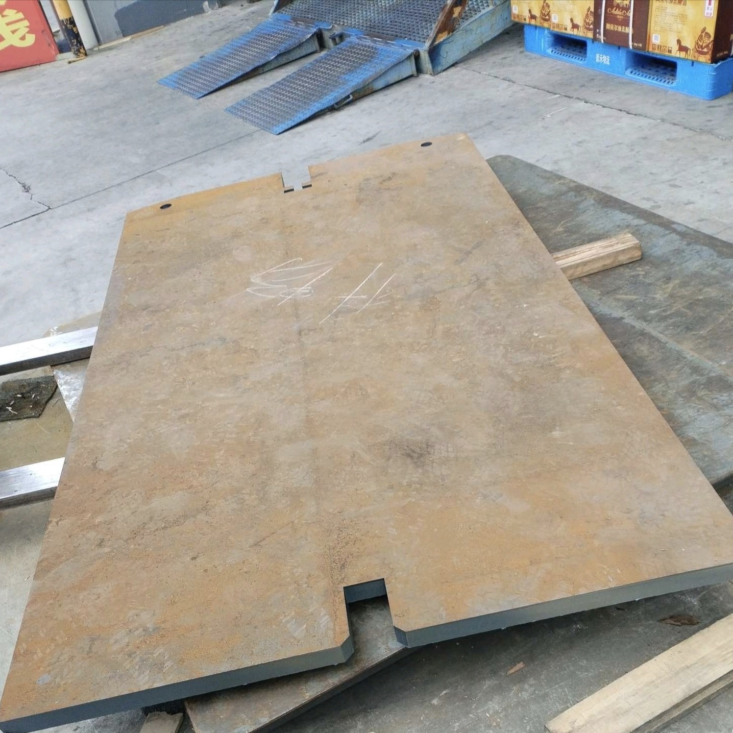 Q355Bq345B Low-Alloy Steel Plate Q235B Ultra-Wide and Ultra-Thick Special General-Purpose Plate S355J2 Steel Laser Cutting