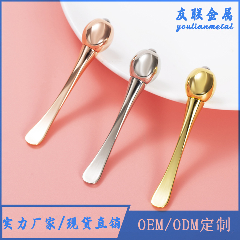 Крем для глаз в стике, вращающийся, из цинкового сплава, массажный шарик для глаз, импортный, под-упаковка, массажный стики