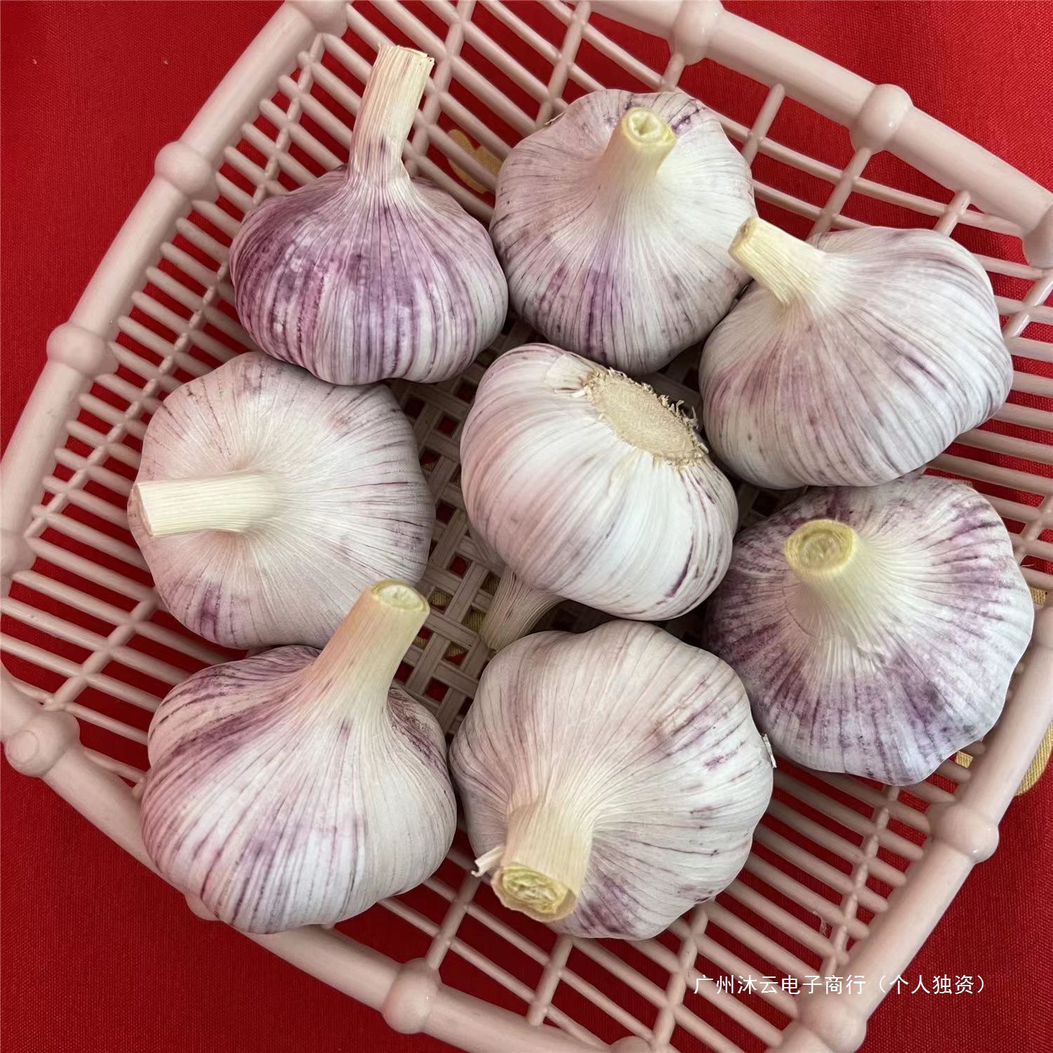 This Year's New Dried Garlic 2.5kg Garlic Bulbs, Farm Fresh Garlic Bulbs Starting from 250g, Purple and White Skinned Garlic, Seasonal Vegetables, Whole Box