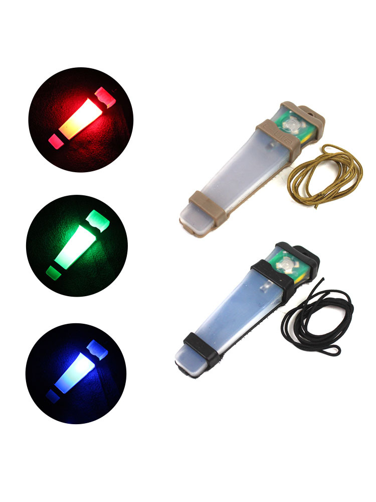 E-LITE Silicone Lamp Tactical Helmet Lamp Signal IFF Lamp Nightlight Field Survival Lamp Outdoor Survival