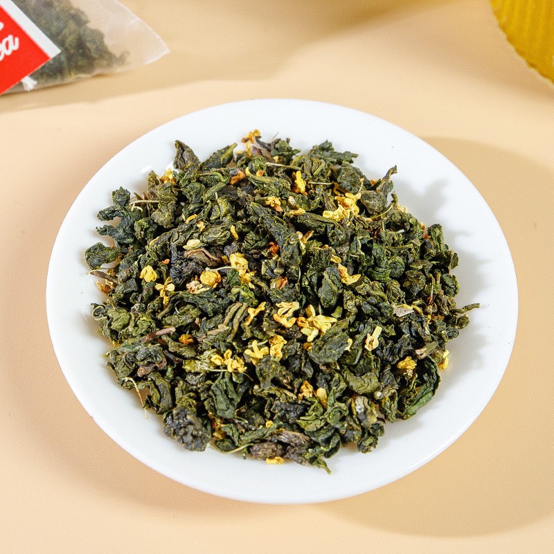 Bozhou Health Tea Factory Osmanthus Oolong Tea Flower Tea Health Tea Bags Individually Packaged Cold Brew Tea Wholesale Delivery