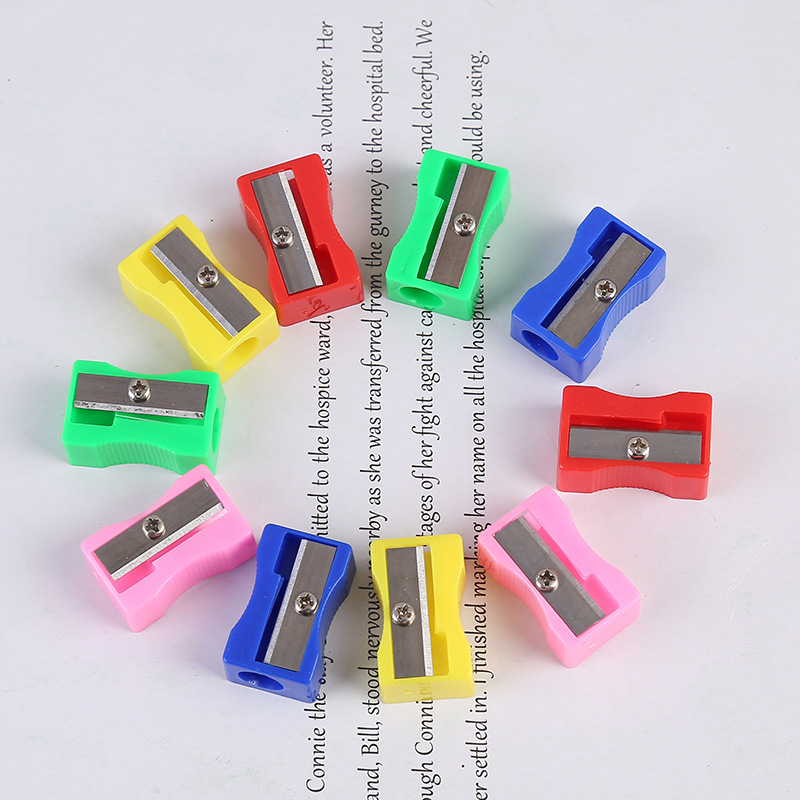 Factory Direct plastic rectangular pencil sharpener student supplies small square pencil sharpener 641 pencil sharpener pencil sharpener