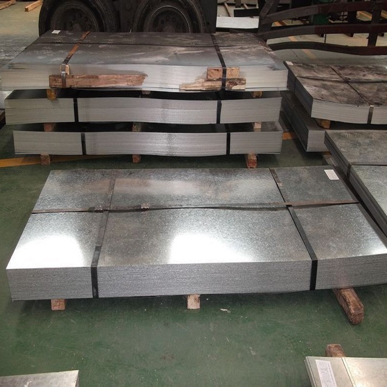Galvanized Steel Plate, Flowerless Galvanized Iron Sheet, Deep Punching Dx53D Galvanized Sheet, Flowered High Zinc Layer 120g Galvanized Sheet