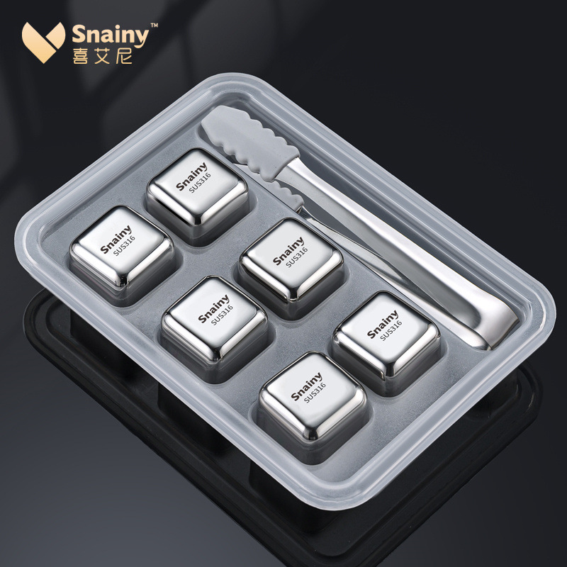 Ледяной бар из нержавеющей стали 316 пищевого качества, быстро замороженный, комплект для льда